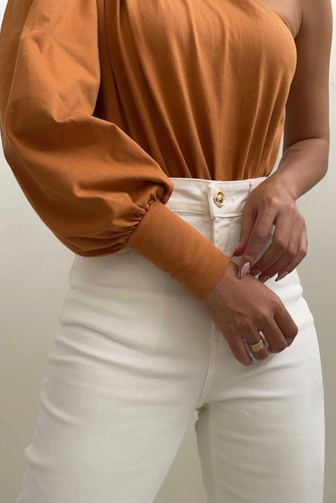 Body Manga Bufante Telha - Lizzi