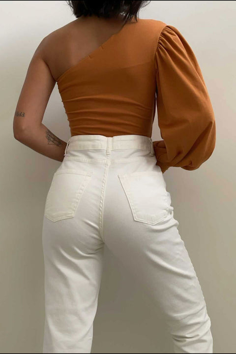 Body Manga Bufante Telha - Lizzi