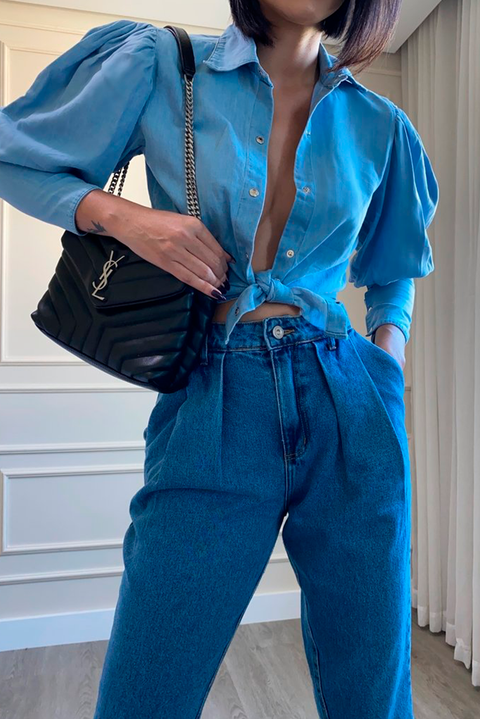 Calça Mom Pences Jeans - Lizzi