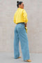 Calça Wide Leg Pantalona Jeans - Lizzi