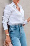 Camisa Manga Longa Branca - Lizzi