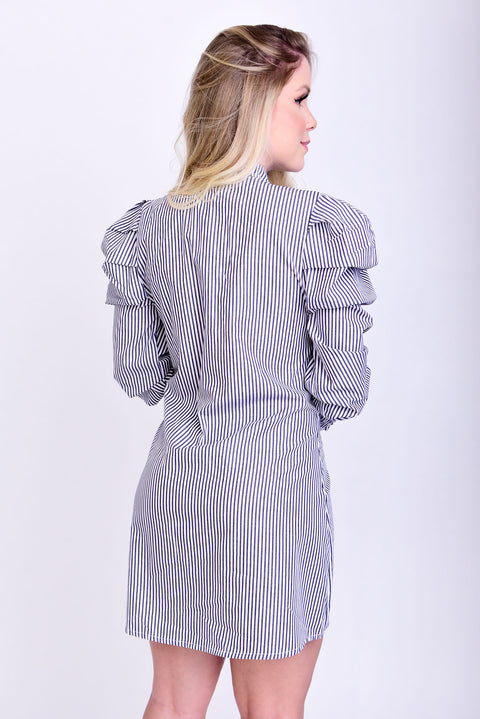 Vestido Chemise Listras - Lizzi