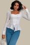 Blusa Peplum Decote Coração - Lizzi