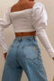 Cropped Manga Longa Bufante - Lizzi