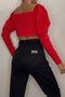 Cropped Manga Longa Bufante - Lizzi