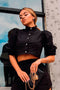 Jaqueta Cropped Preta - Lizzi