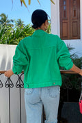 Jaqueta Jeans Verde - Lizzi