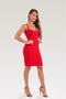 Vestido de Bandagem Vermelho - Lizzi